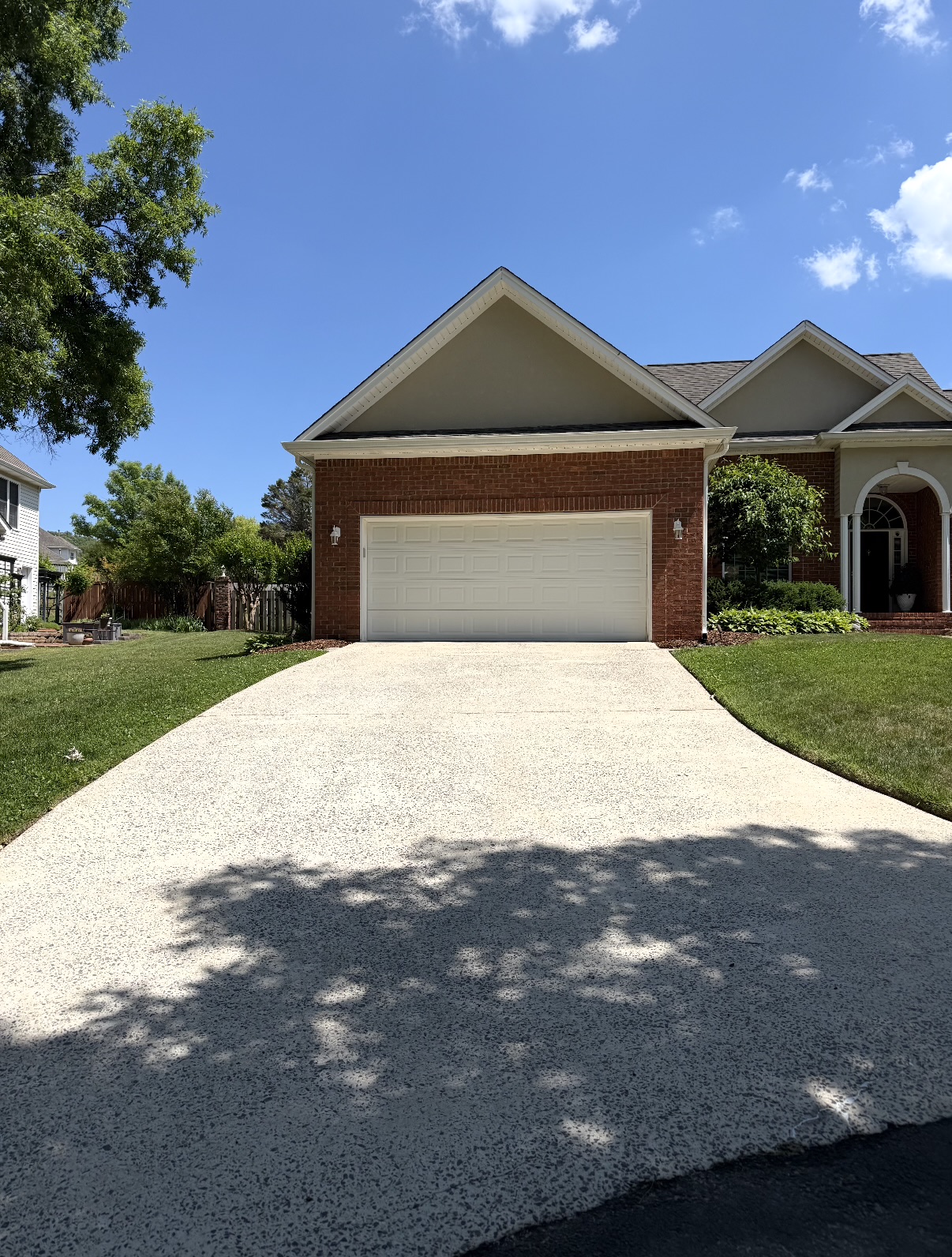 After — Clean Driveway