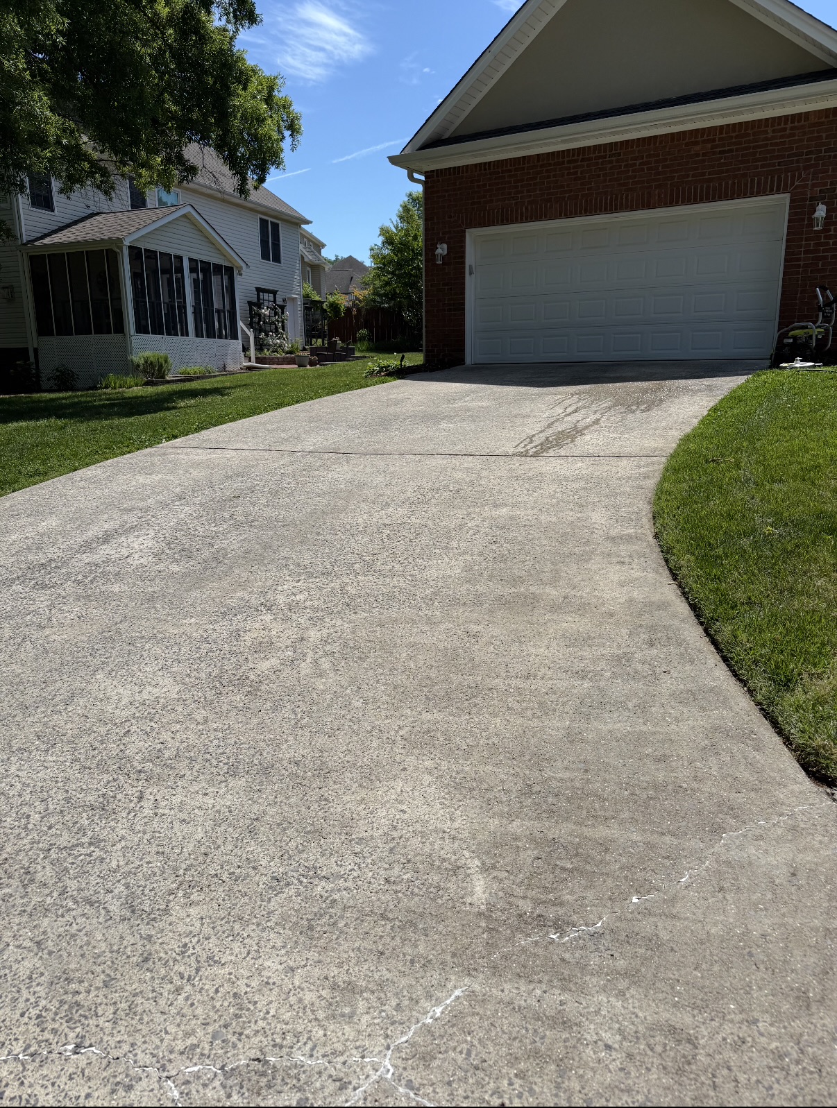 Before — Grimy Driveway