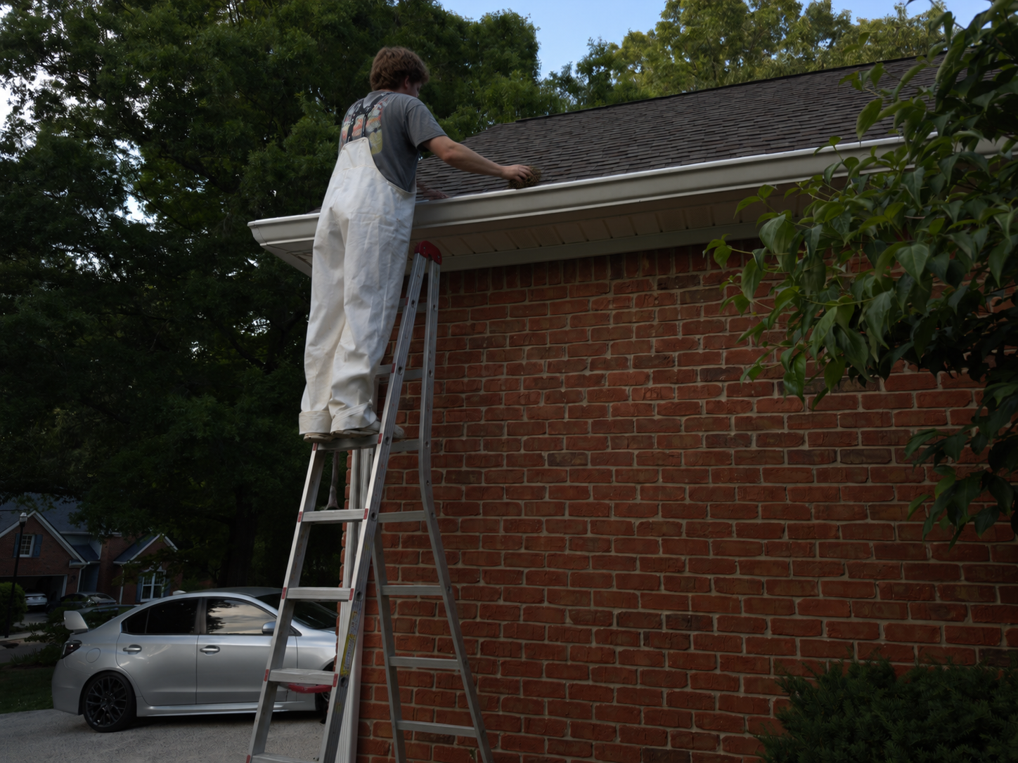 Gutter cleaning service